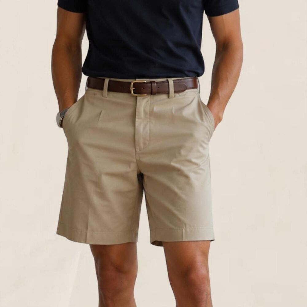 Polo Golf Ralph Lauren khaki golf shorts classic preppy size 36